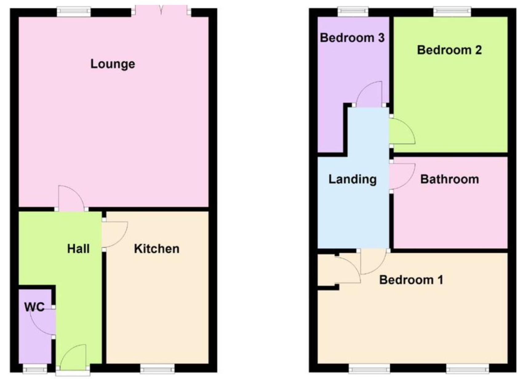 Free Private Parking! Oakley House And Garden! Fully Equipped 4 Comfy Beds Villa Corby Exteriör bild